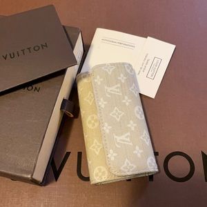 Monogram 4 key coin purse mini lin